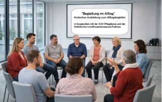 Reger Austausch bei der Ausbildung zum Alltagsbegleiter